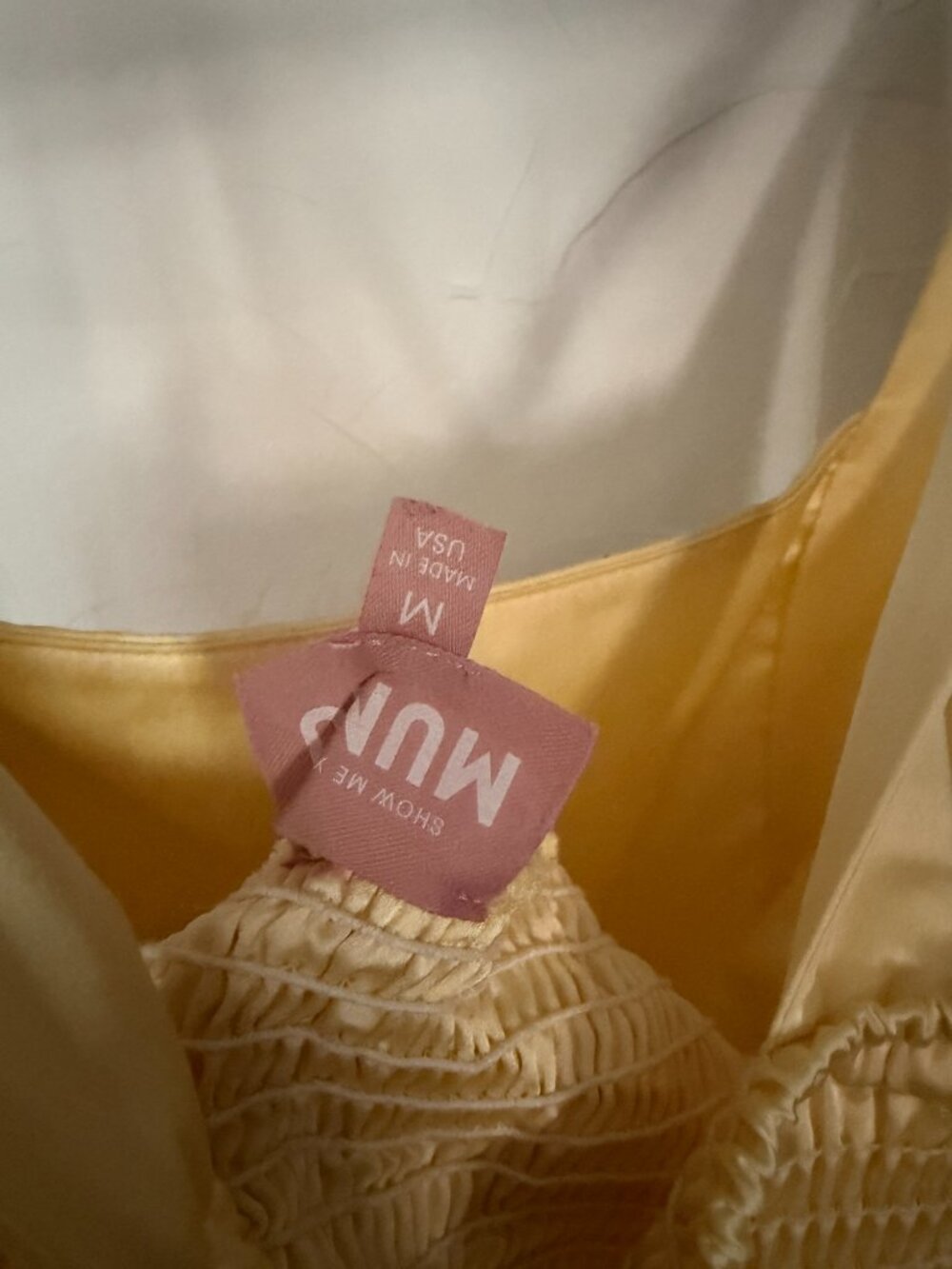 Show Me Your MuMu Butter Yellow Sleeveless Bridesmaid Dress - Picture 13 of 16
